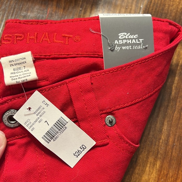 NWT Red Skinny Jeans - Picture 2 of 3